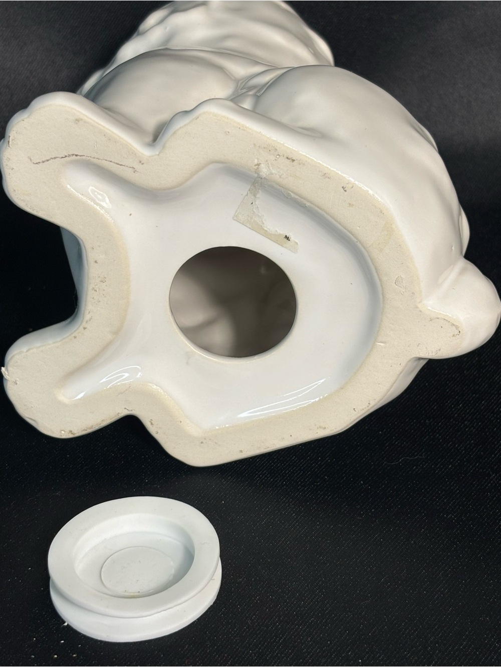Westie Ceramic Dog Piggy Coin Bank White w/plug & coin slot 8.5” Tall Figural - Picture 8 of 11